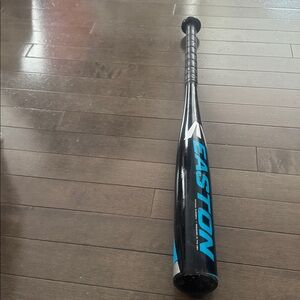 Easton Black Bat with Blue Branding